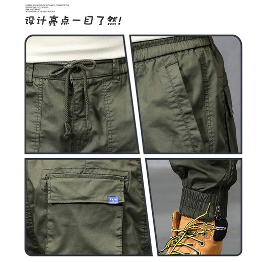Jeep Work Pants для мужчин весной и осенью новых повседневных брюк для мужчин.