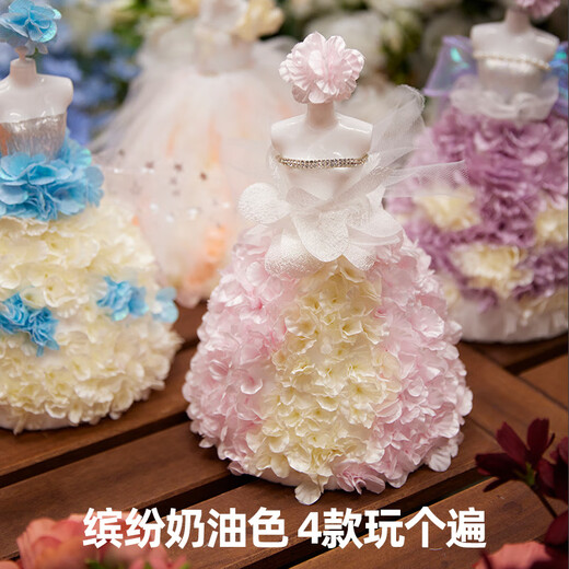 MEIEL CHEDIDUM CHEDILLE GIBKE GIRL Dreidimensional Poke Le Toys 3-6 Jahre Kleidung Design Geburtstag Geschenk Blume Fairy-Lan Jin Fairy