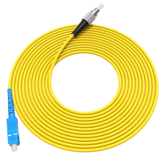 
Nokoxin Telecom grade single mode single core fiber jumper in the home fiber extension cable optical end machine transceiver pigtail support length custom UPC connector 1 meter SC-FC