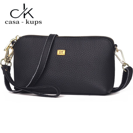 Casa-kupsck echtes Leder Muttertasche 2024 Neue Mode Crossbody Small Bag Women Shell Bag Weiches Leder Handy Mini Münz Brieftasche dunkelgrün