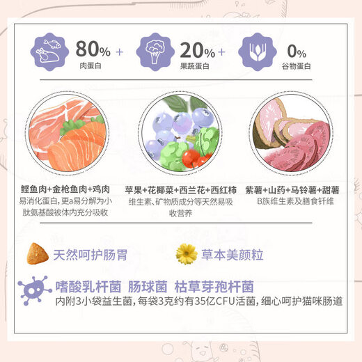 Cadbury recommends Grain-Free Probiotics Biregis Dog Food Full Price Dog Food Duck Meat Chicken Fish Meat Balanced Nutrition Random Brand Trial Pack 50g