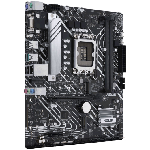 华硕（ASUS）12/13代/14代CPU主板 i3 14100f 13100f 12100f 散片 板U套装 H610M-A DDR4 12代i3-12100散片【三年店保】