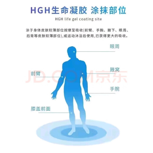 New life gel American small blue bottle gel HGHSOMADERM moisturizing gel 96g life gel American version life gel American version