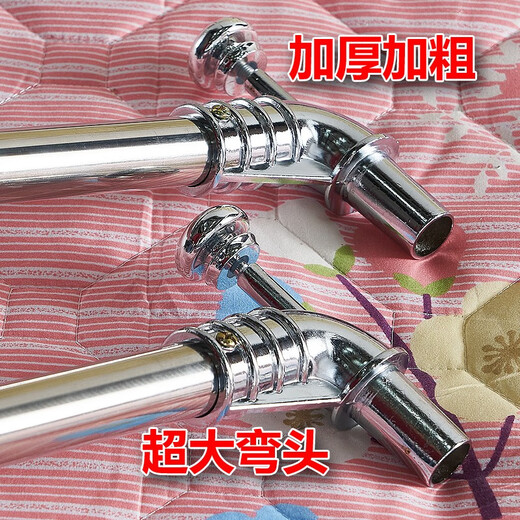 32管钓鱼竿伸缩蚊帐1.5支架杆单买全套一体式坚固耐用加粗加厚1.8 白色蚊帐+支架（床头安装三开门 1.8宽 x2米长