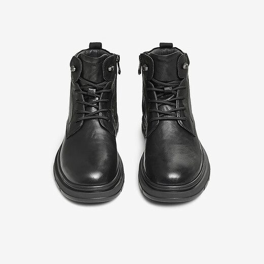 TATA) 2024 Winter Shopping Mall same fashion casual Martin boots for men's new TFN01DD4 Black (Free) 41