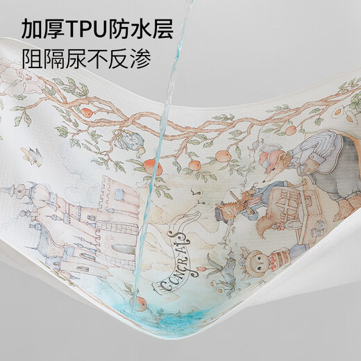 Bulle arbre bébé septum nouveau-né imperméable des enfants lavables respirables grand taille matelas de soins bébé 70 * 90cm
