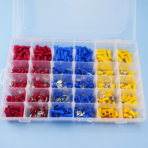 Bingyu Boxed cold crimp terminals Insulated crimp terminal wiring combination set 360pcs BYT-01