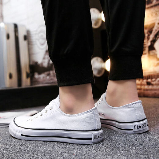 Hero Rooster (Yingxiongji) 2021 Sommer Neue Leinwandschuhe für Männer Schülern Low Top -Paar Board Schuhe koreanischer Stil Atmungsfreier lässiger Stoffschuhe Trendy 6621 Blue 42 (Standardgröße)