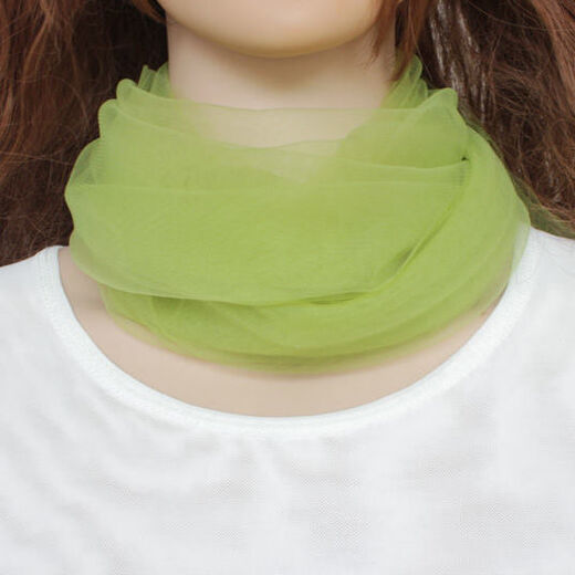 Weizhuoli (Weizhuoli) Écharpe de tête en dentelle en maille pour la protection solaire de la protection solaire fines vertéèbres du cou fou écharpe