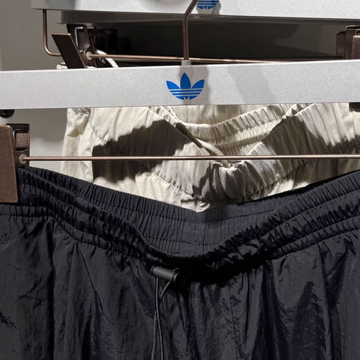 Adidas阿迪达斯三叶草复古直筒裤宽松运动阔腿男裤潮流时尚长裤 JW9896 XL