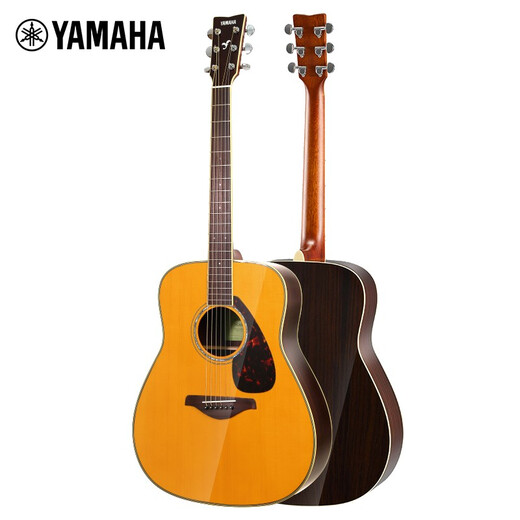 Yamaha (YAMAHA) FG830VN North American model solid wood veneer beginner folk guitar 41-inch guitar shine retro color