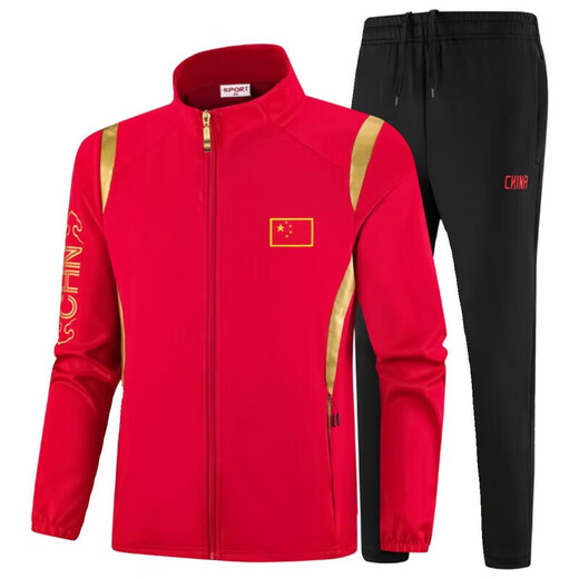 Hongxinger Paris Olympics 2024 Paris Chinese national team award-winning suit athlete appearance suit set zx9866 black suit 2xl