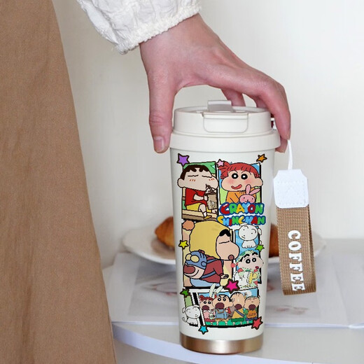 Yunmian Creative Panda Thermal Cup Cufe Coffee Cafe Cupoon Cartoon Water Cup Симпатичная высеченная студентка 316 из нержавеющей стали Cup 316 Inner Coffee Cup-Sf1343 Dora