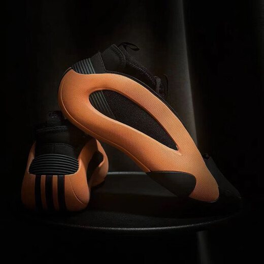 阿迪达斯【极速发货】Harden Vol. 8 哈登8 实战篮球鞋 黑白红 IE2695 IE2694 黑橙 41