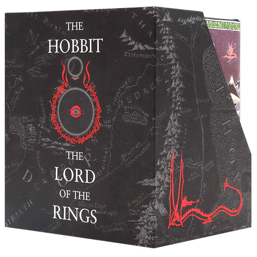 The Hobbit The Lord of the Rings The Lord of the Rings English Original The Hobbit The Lord of the Rings JRR Tolkien 80th Anniversary Gift Box Set 4 volumes of Tolkien novels sold together The Hobbit The Lord of the Rings The Lord of the Rings