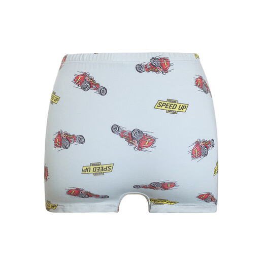 Admiration children's underwear boys' crotchless Lenzing Modal antibacterial mid-waist boxer briefs 3-piece boxed racing stripes 150