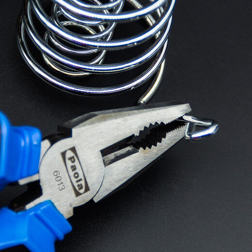 Paola wire pliers 8 inches multifunctional vise flat nose pliers wire cutter 6013