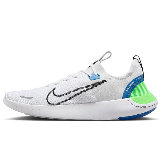
NIKE Nike casual shoes men's shoes spring new sports shoes FREE Barefoot 5.0 shock-absorbing and breathable lightweight wear-resistant running shoes FB1276-104/white blue and green 39