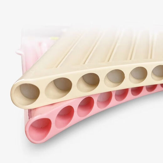 Bainuo Yuzhu Brandreihe Flöte Flöte 16 Tube 18 Röhrchen Panflute Anfänger für Kinder und Studenten an erster Stelle C Tune Professional Level spielen und instrument 18 Loch Panflute Rice White