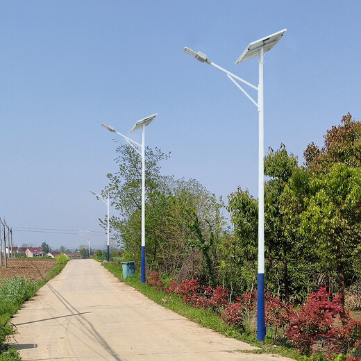 Yinglun Street Light Solar Street Light Outdoor Pole Project New Rural Super Bright Home Courtyard Road Square + 1 Set Free 40 Watts - Engineering Model (Remote Control + Light Control 350 Square Meters) with 5 Meter Large and Small Pole