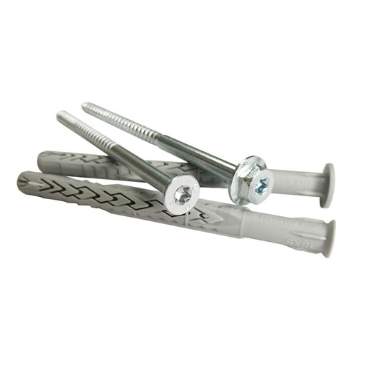 German fischer expansion screw extension bolt SXRL8mm hexagonal head nail concrete solid brick foam brick hollow brick TV hanger original import 8x120FUS with hexagonal head nail 1 piece 540131