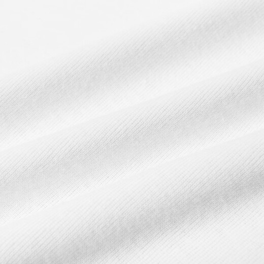 宜而爽100%纯棉背心男士罗纹修身40支全棉内衣打底衫老头衫男2件装  白色X2 3XL (185/110)