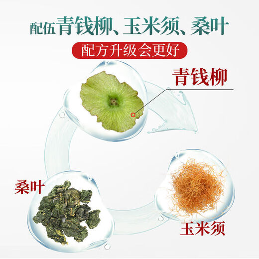 花色堂【黑色星期五】光岳楼玉米须桑叶茶320g青钱柳绞股蓝罗布麻葛根养 强力升级款[罗布麻绞股蓝]120
