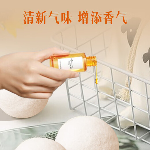 宜百利羊毛球烘干机毛球烘干机专用吸毛球洗衣球防衣服防皱防缠绕除毛球洗衣去毛吸湿蓬松球6个装7170
