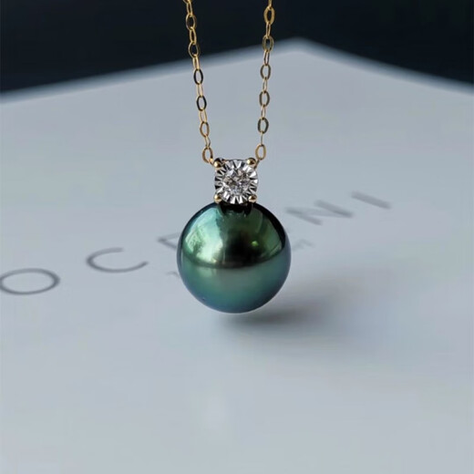 Fat Donglai's same style as Princess Diana's pearl pendant 925 silver South Sea thick gold Queen Princess classic Princess Diana gold beads French style Classic Princess 14mm South Sea thick gold