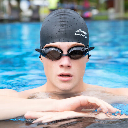 Li Ning Li-Renge Dongshone Waterpronation Watmongy Cap для мужчин и женщин плавает Cap Lsjk808 Black