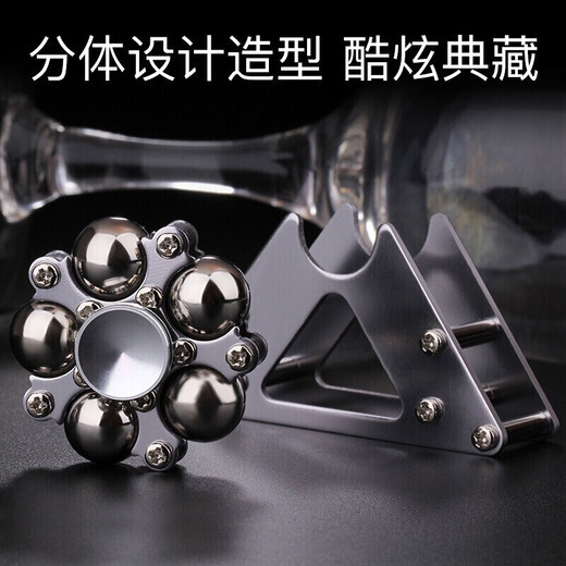 Cogito I Dream Fidget Spinner Inception Space Finger Spin Decompression Toy Decompression Artifact Finger Spiral Leaker Model Silver White Second Generation Ferris Wheel