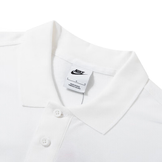 Nike (Nike) Offizielles T-Shirt für die neue Sportbekleidung von Männern, die Fitness-Kleidung mit Kurzärärmel-Polo-Hemd mit Kurzärärmel-Polo-Hemd fn3895-100/weiß 2xl (185/100a)