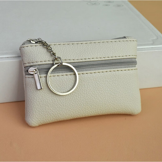 Queenjoy Neue Solid Color Frauen Mini Coin Wallet Weichgesicht modische süße kleine Kartenbeutel einfache modische kleine frische Schlüsselbeutel Rumba Rot