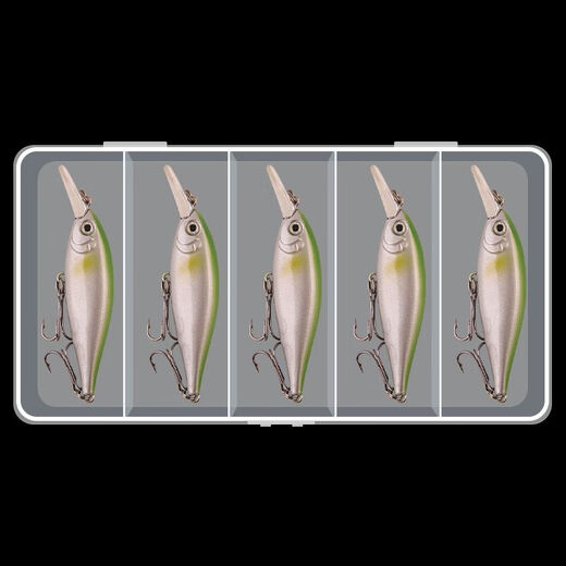 Submersible Minollua Bait White Strip Freshwater Simulated Bait Boxed Fishing Gear Fishing Supplies 2