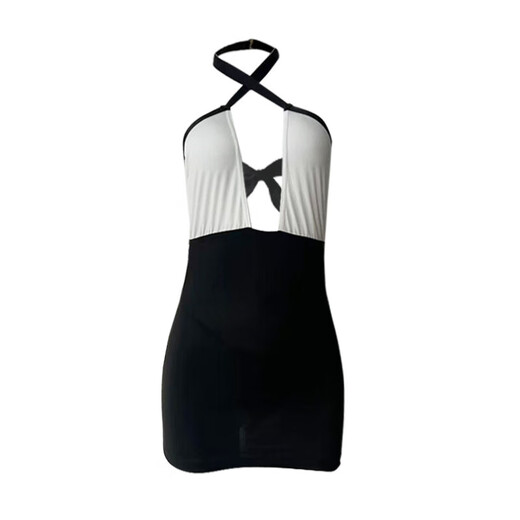 Cosplay sexy pajamas female temptation intercourse thong three-point breast-exposed couple stimulation uniform temptation black socks sexy clothes