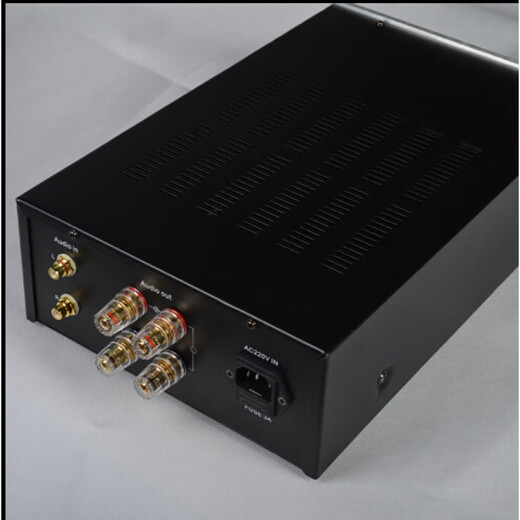 Fiebre de grado óxido de aluminio exquisito A98 Amplificador LM3886 Amplificador Chasis Aleación de aluminio Chasis Amarillo