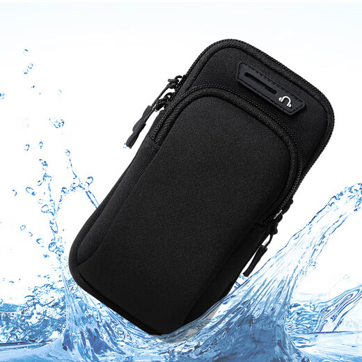 Biaz Running Cell Phone Arm Bag Sports Cell Phone Arm Strap Wrist Bag Cell Phone Bag Outdoor Sports Cycling Cell Phone Protective Case Unisex Lycra Skin Fit JK863 Black Thin and Breathable * Dual-Use Arm and Wrist * Sports Arm Bag Black