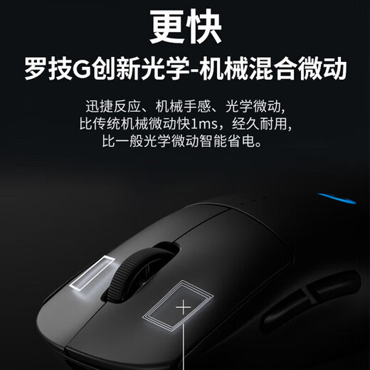 Logitech (G) GPW 4th Generation Suzaku Hawkeye Wireless Gaming Mouse Shit King 4th Generation Lightweight Ergonomic Esports Dual-Mode Mechanical gpw4 Mouse GPW4 Eagle Eye - White + White KDA Anti-Slip Sticker Free Esports Mouse Pad
