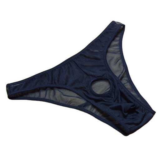 Long Night Sexy Underwear Men's Convenient Intercourse No-Take-Off Briefs See-Through Underwear Men's Hollow Exposed Underwear Men's Products White No-Take-Off Pure Desire J Exposed Underwear Men's One-size-fits-all (80-125Jin Jin is equal to 0.5 kg)