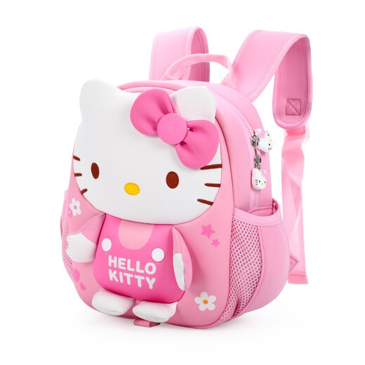 Hello Kitty凯蒂猫儿童幼儿园书包女童女孩宝宝幼儿小班入园双肩包3岁5背包女 KT03D15048粉色