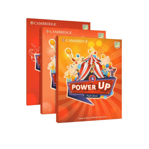 剑桥国际少儿英语  Power up 3级别 主课本+练习册带线上帐号+home booklet（剑桥大学出版社） 剑桥官方考试教材 YLE考级教材 英文原版进口 儿童英语学习