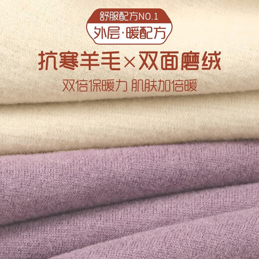 Flying in the Snow [New for Autumn] Thermal Underwear Women's Set Contains Wool Silk Autumn Clothes and Pants Seamless Plus Velvet Thick Bottoming Shirt Winter