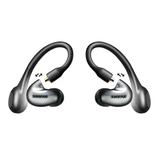 SHURE846二代清澈版/846UNI通话版_四单元动铁旗舰高保真HiFi耳机_入耳式隔音耳机 SE846二代 +TW2   钛银