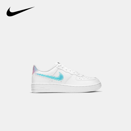 Nike Nike children's shoes AirForce1 Air Force One children's sports shoes 2021 boys' casual sneakers white shoes CW1584-10031