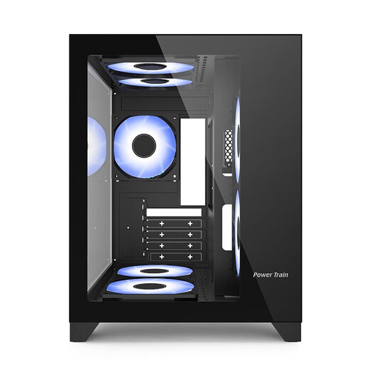 EVSKY Xinrui Sea View Room MINI Game Case Desktop Case Computer Main Case M-ATX Motherboard/240 Water Cooling Position Xinrui X1 Sea View Room-Black