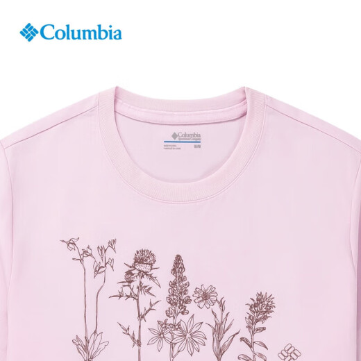 
Columbia 24 Spring and Summer New Product Outdoor Women's Wet and Breathable Wound Printed Round Neck Short Sleeve T-Shirt AP3242 AP3242-687 M
