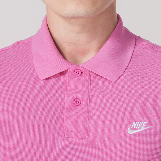 
Nike (NIKE) official website official POLO shirt men's clothing 2025 summer new loose breathable sportswear pure cotton lapel short-sleeved T-shirt FN3895-675/pure cotton comfort/pink 2XL (185/100A)