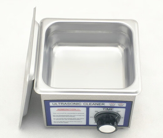 Double small 1.3L ultrasonic cleaning machine, glasses, watches, jewelry, razors, small hardware, industrial vibrator 60W/120W, cleaning machine + mesh basket-120W/1.3L