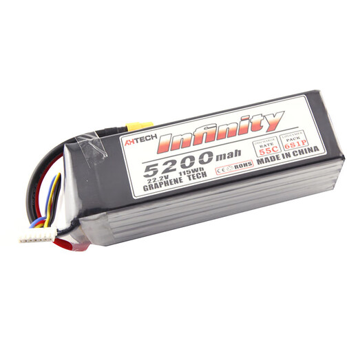 Customized Huapai 6S lithium battery model aircraft 1200 1400 1500 2600 3000 3300 5400mAh55 6S 4400mah 75C T plug