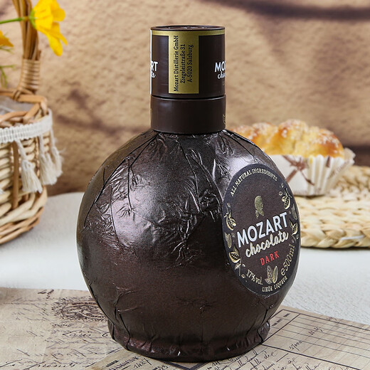 Mozart (Mozart) [aus der Originalflasche importiert] Österreichische Schokoladencreme -Likörwein, Fremdwein, leicht berauschende Frauenwein, dunkler Schokoladengeschmack 500ml